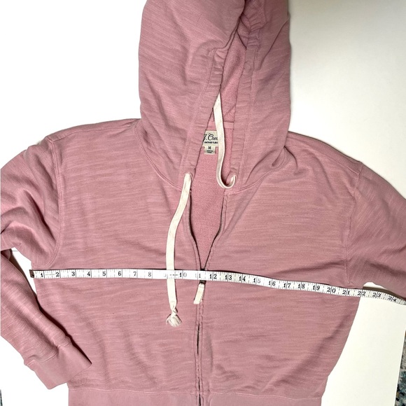 J Crew Vintage Fleece zip up sweatshirt - Picture 5 of 6